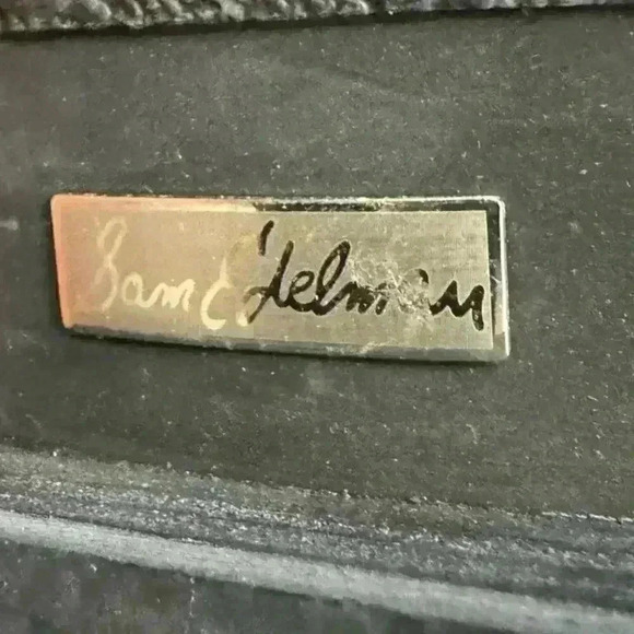 SAM EDELMAN Bevin Moto Black Faux Leather Boho Biker Boot  Size 8 - Picture 6 of 9